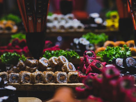 colorful vegetable platter