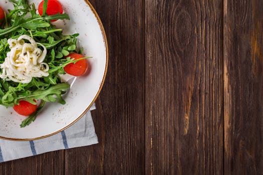 meal prep with varied colorful foods