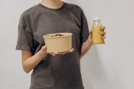 woman enjoying a healthy meal