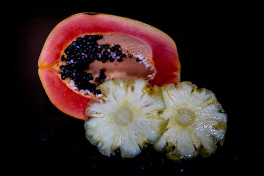 colorful nutrient-dense foods