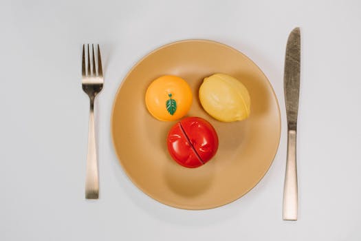 plate of colorful fruits and vegetables